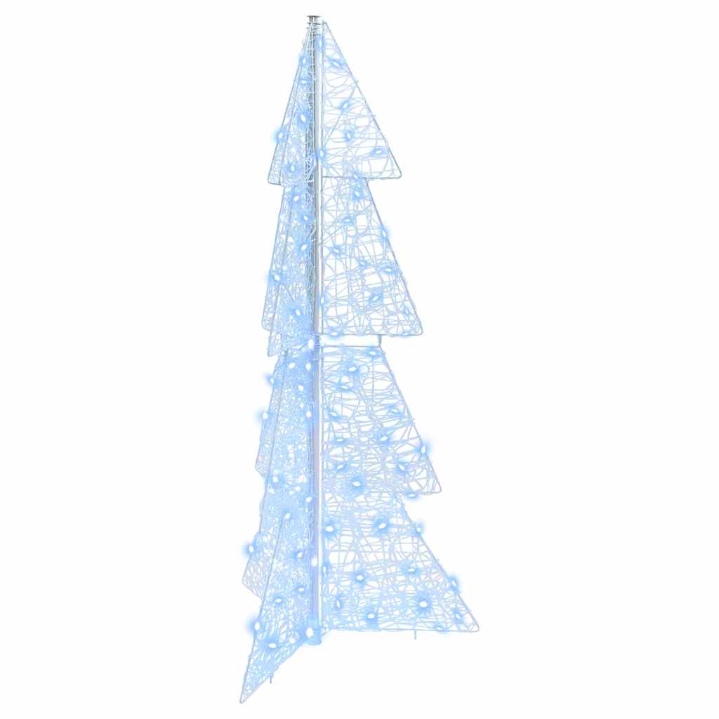 Sapin de Noël avec 100 LED Blanc Froid 120 cm Acrylique - XIOS