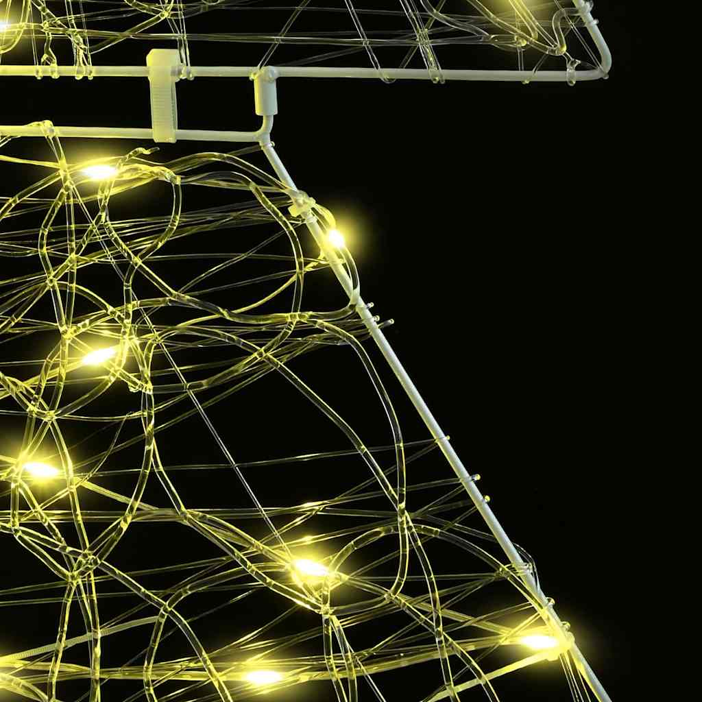 Sapin de Noël avec 160 LED Blanc chaud 150 cm Acrylique - XIOS