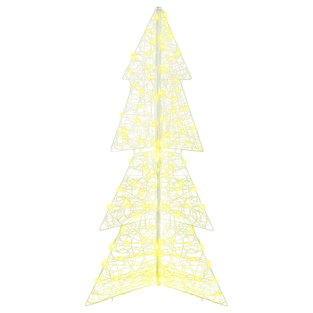 Sapin de Noël avec 160 LED Blanc chaud 150 cm Acrylique - XIOS