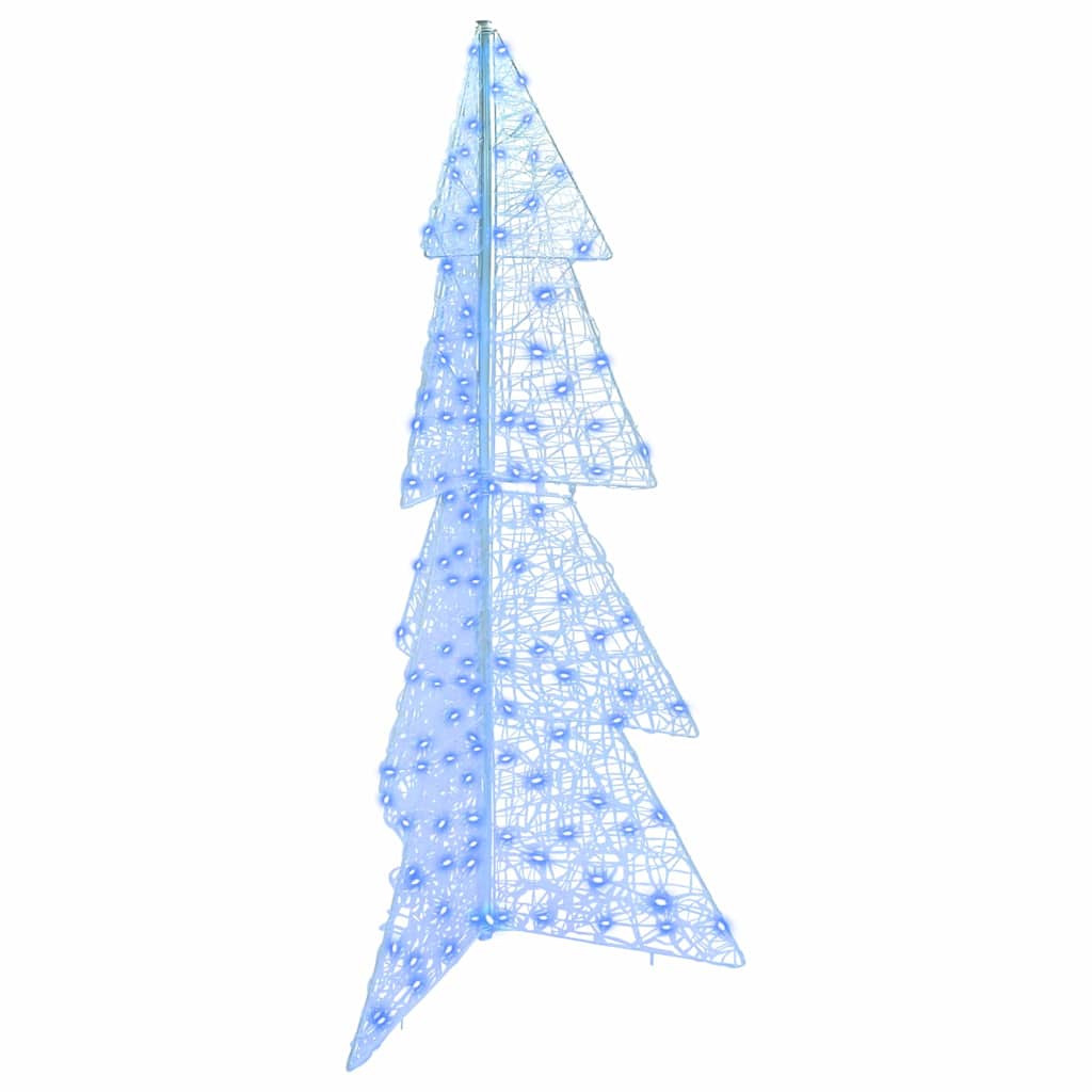 Sapin de Noël avec 160 LED Bleu 150 cm Acrylique - XIOS