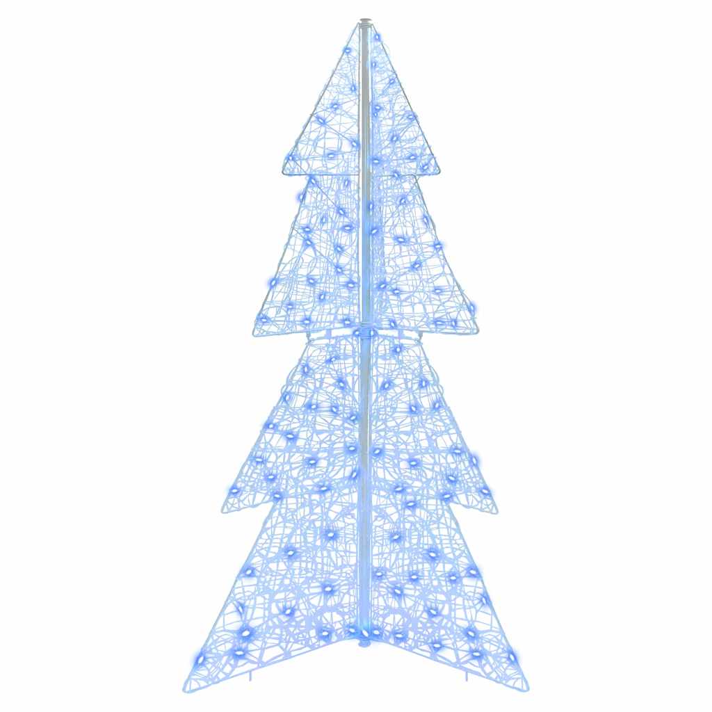 Sapin de Noël avec 160 LED Bleu 150 cm Acrylique - XIOS