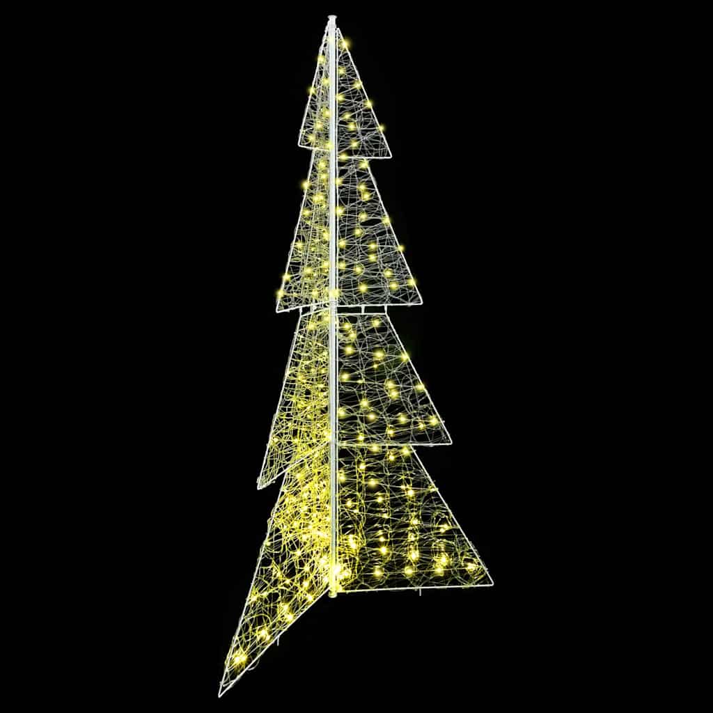 Sapin de Noël avec 240 LED Blanc chaud 180 cm Acrylique - XIOS