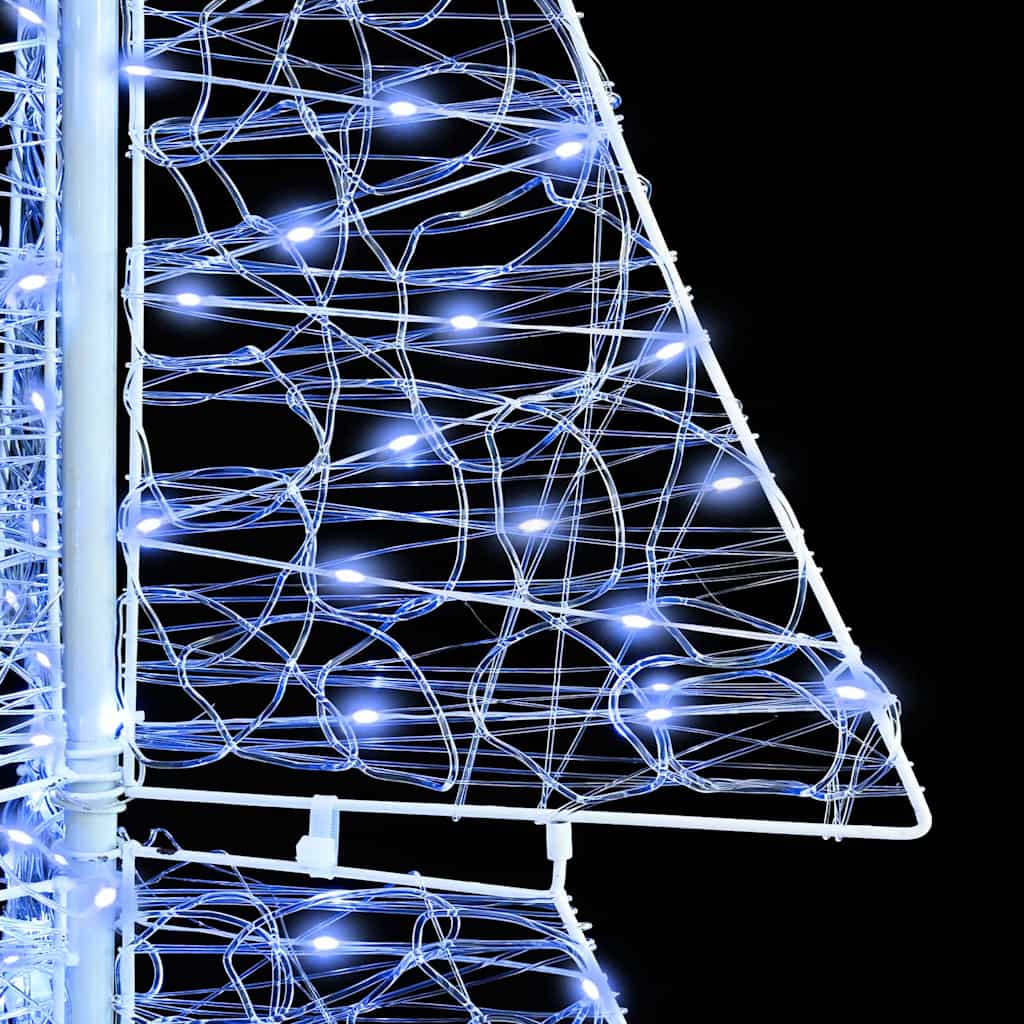 Sapin de Noël avec 240 LED Blanc Froid 180 cm Acrylique - XIOS