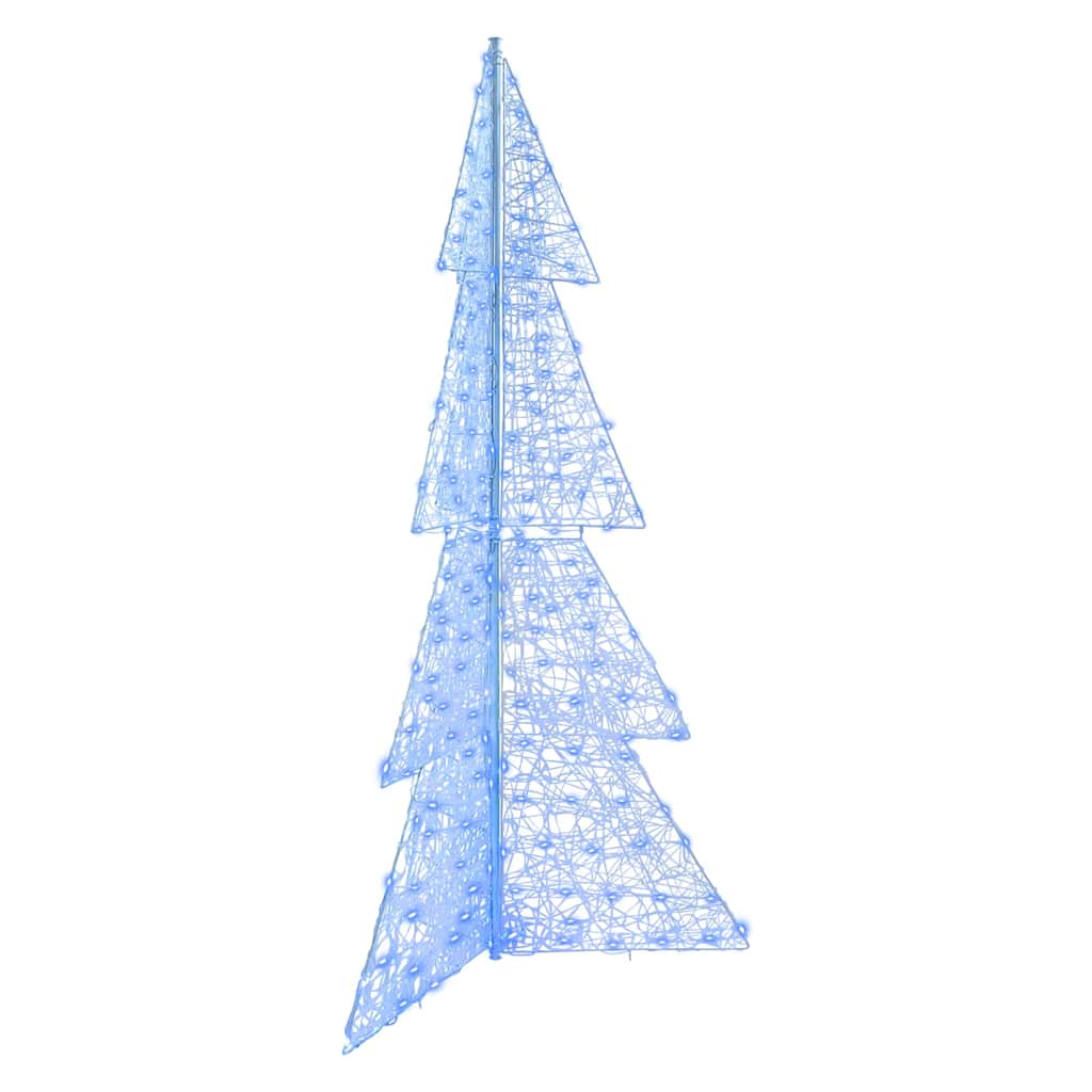 Sapin de Noël avec 240 LED Bleu 180 cm Acrylique - XIOS
