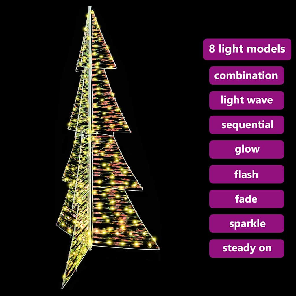 Sapin de Noël avec 240 LED Blanc chaud 180 cm PET - XIOS
