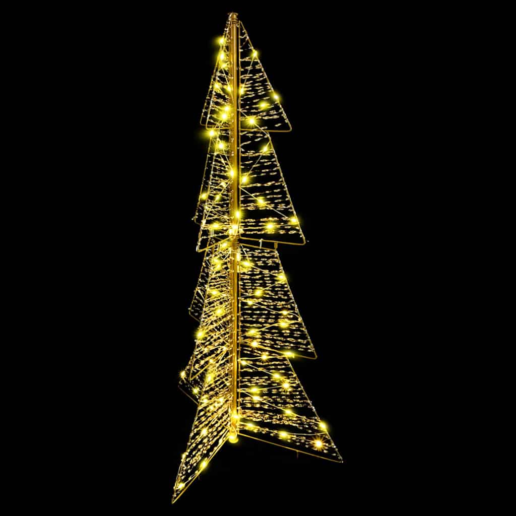 Sapin de Noël avec 100 LED Blanc chaud 120 cm PET - XIOS