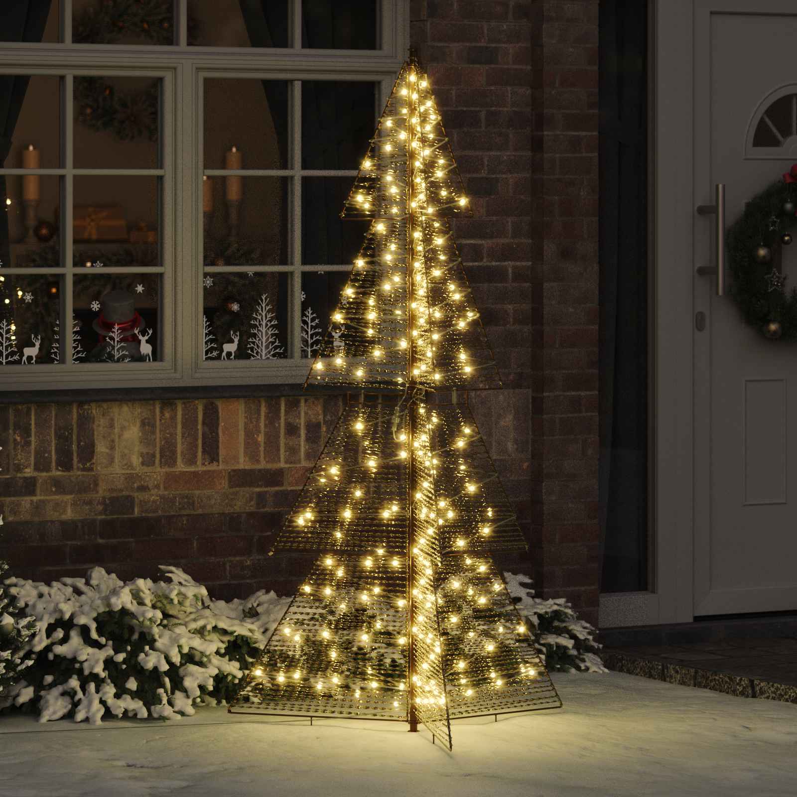 Sapin de Noël avec 240 LED Blanc chaud 180 cm PET - XIOS