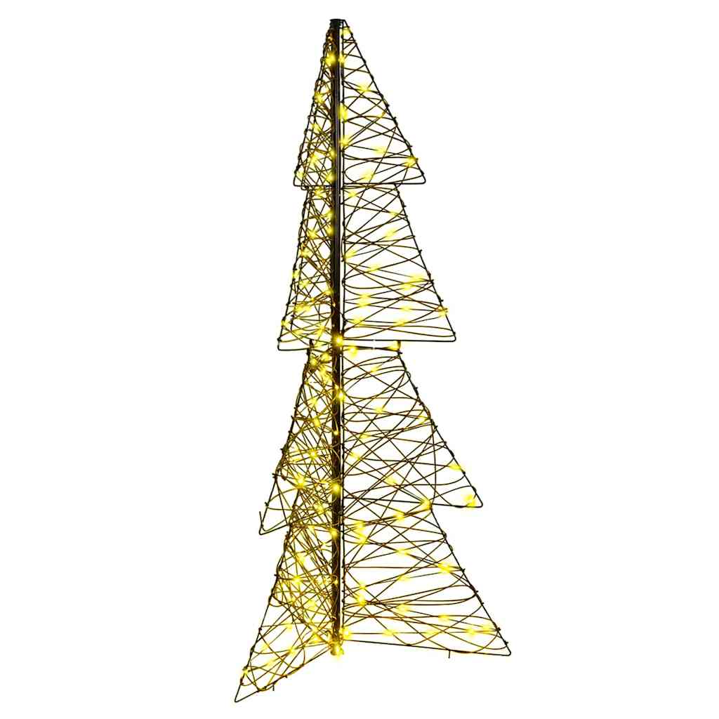 Sapin de Noël avec 160 LED Blanc chaud 150 cm Rotin - XIOS