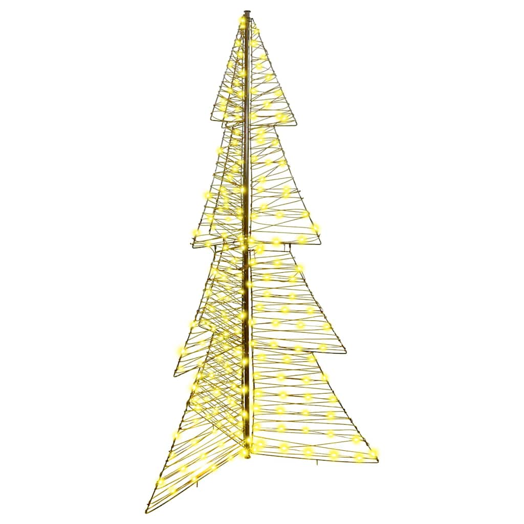 Sapin de Noël avec 240 LED Blanc chaud 180 cm Rotin - XIOS