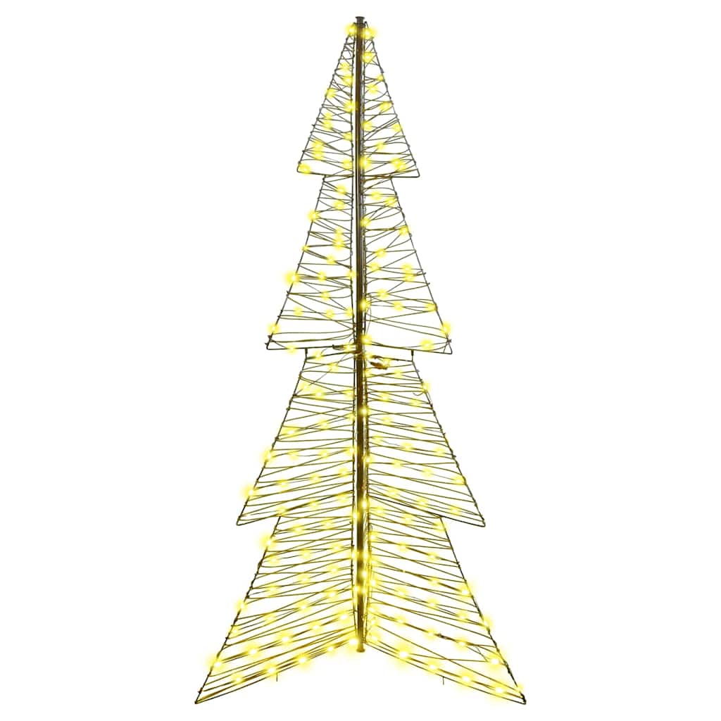 Sapin de Noël avec 240 LED Blanc chaud 180 cm Rotin - XIOS