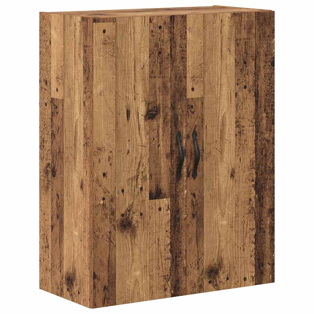 Haut Armoire 2 pc Bois ancien 69,5 x 34 x 180 cm