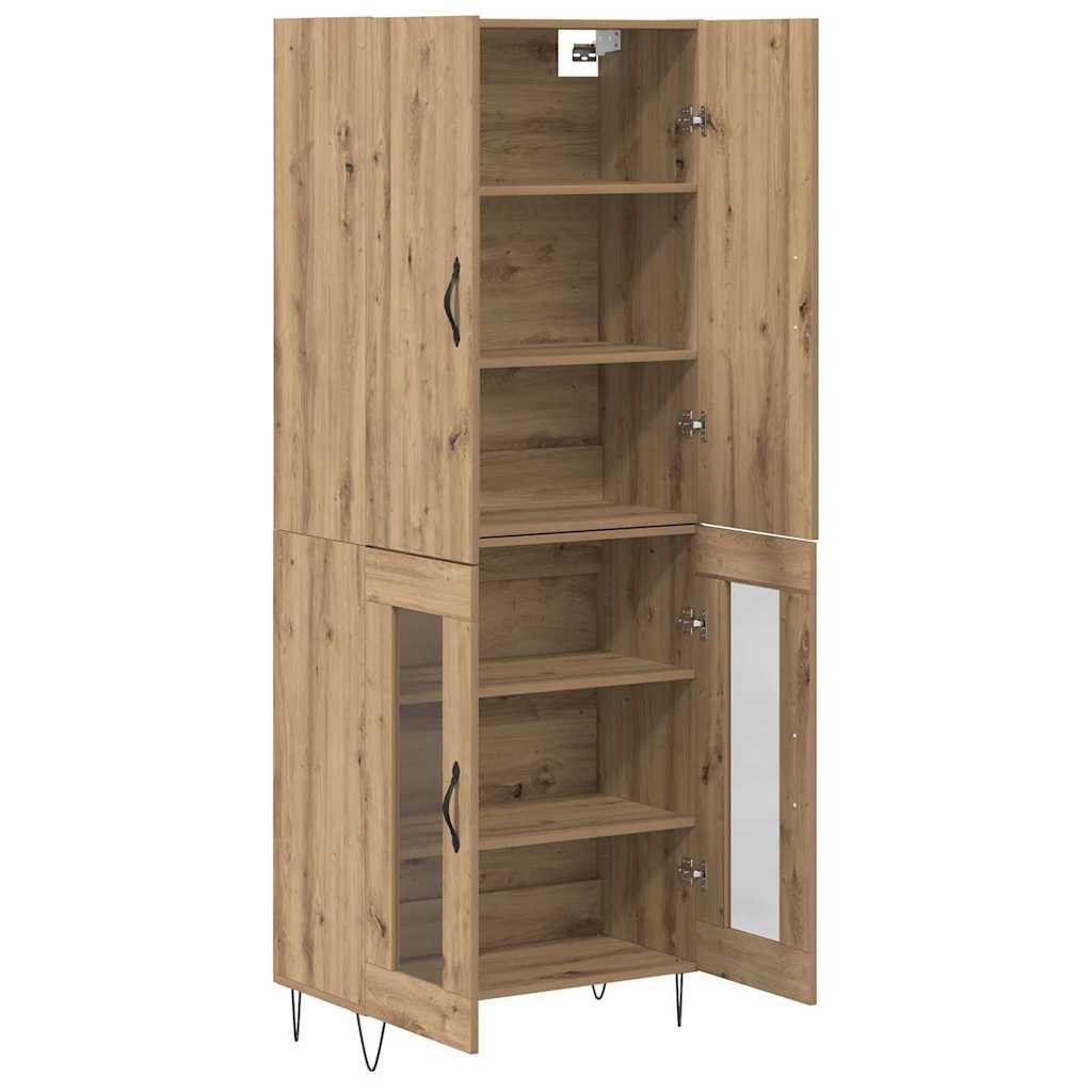 Haut Armoire 2 pc Chêne artisanal 69,5 x 34 x 180 cm - XIOS