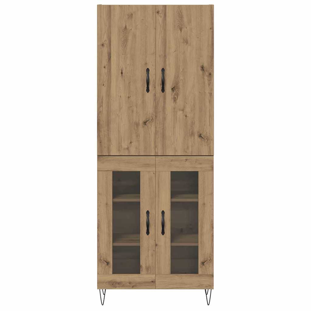 Haut Armoire 2 pc Chêne artisanal 69,5 x 34 x 180 cm - XIOS