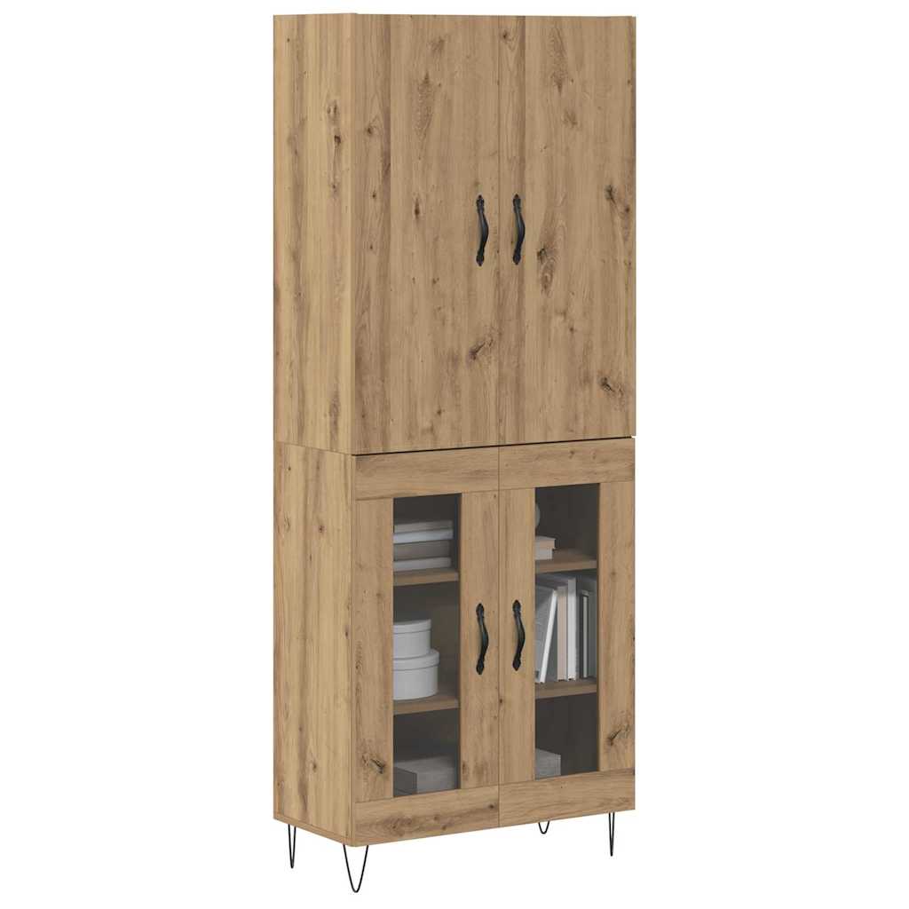 Haut Armoire 2 pc Chêne artisanal 69,5 x 34 x 180 cm - XIOS