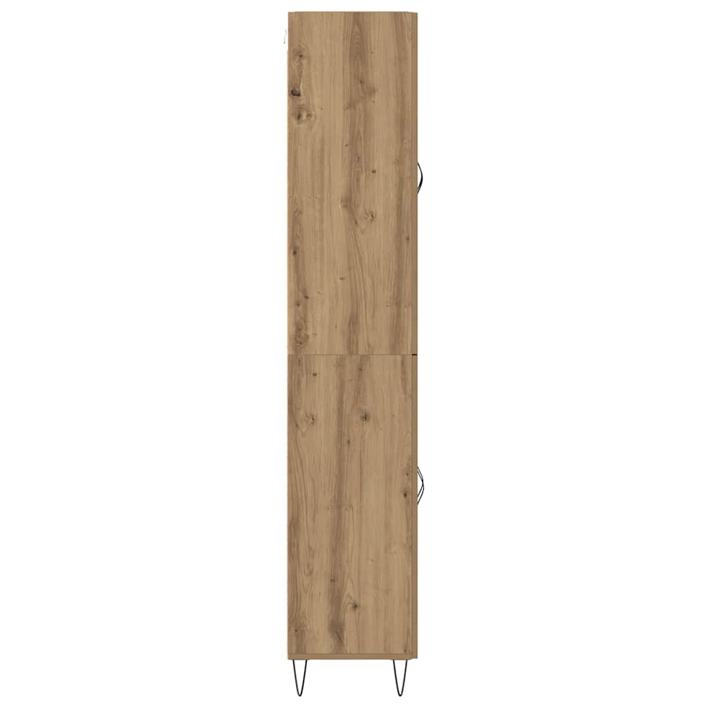 Haut Armoire 2 pc Chêne artisanal 69,5 x 34 x 180 cm - XIOS