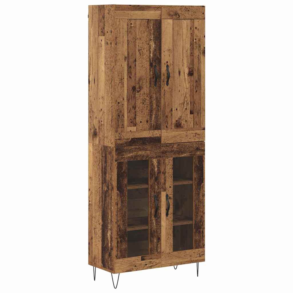 Haut Armoire Bois Ancien 69,5 x 34 x 180 cm Bois d'ingénierie - XIOS