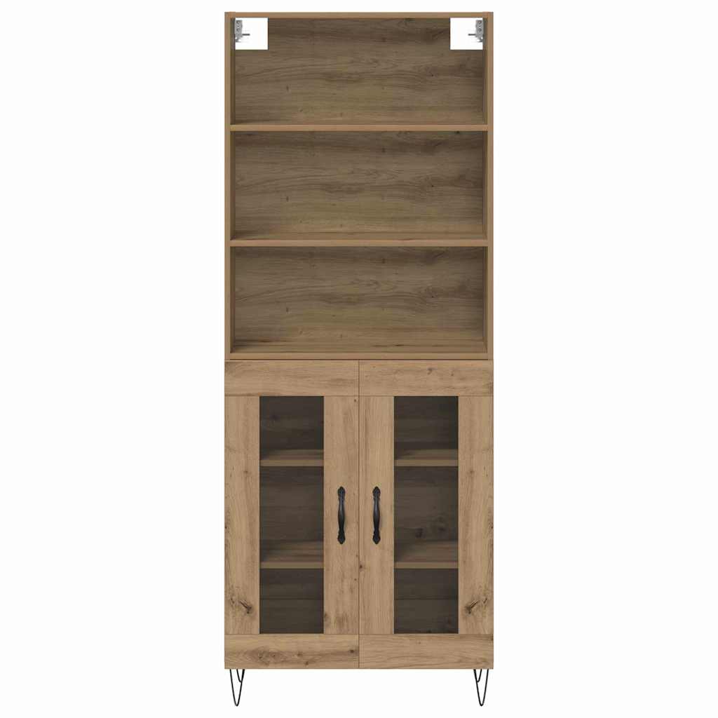 Haut Armoire Chêne artisanal 69,5 x 34 x 180 cm - XIOS