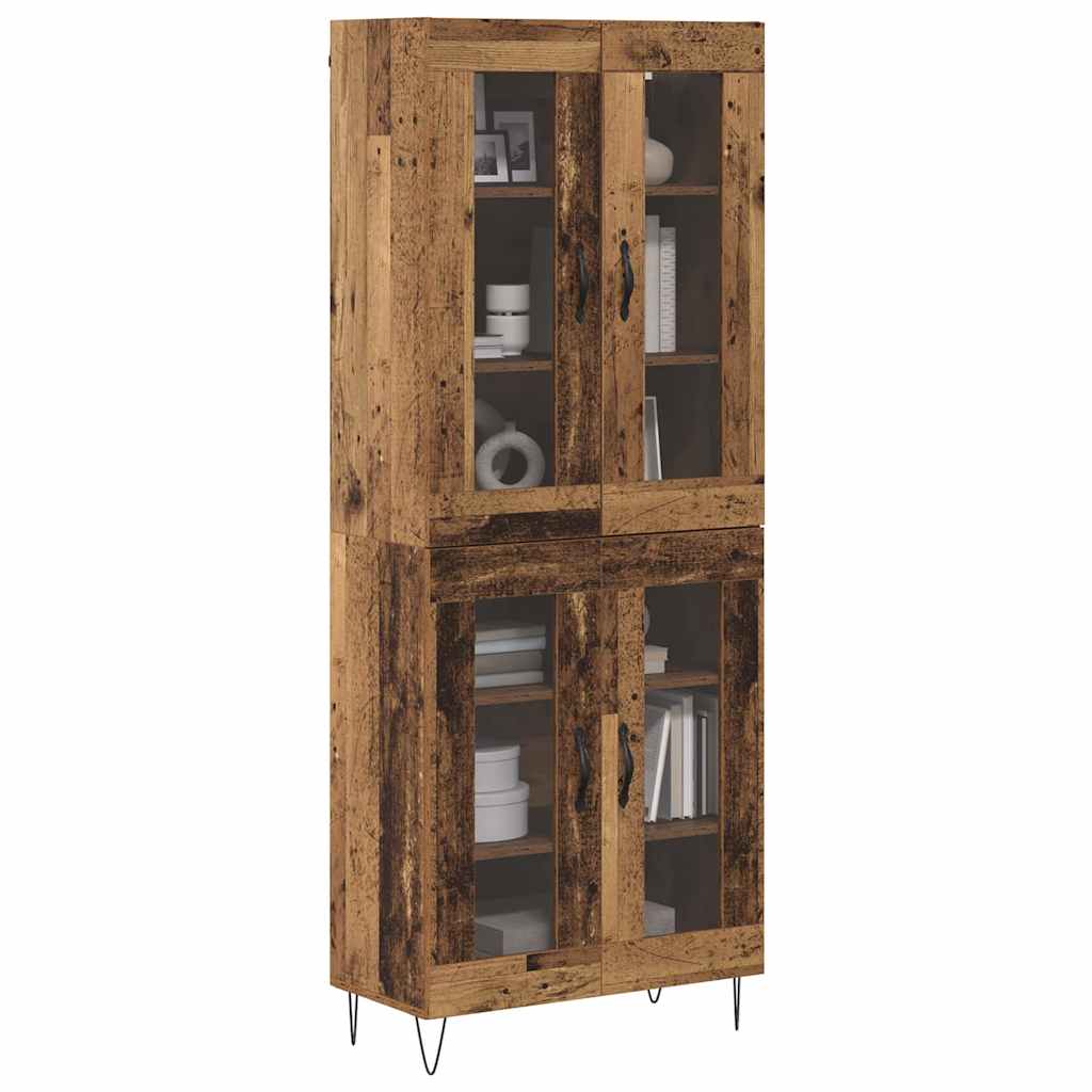 Haut Armoire Bois Ancien 69,5 x 34 x 180 cm Bois d'ingénierie - XIOS