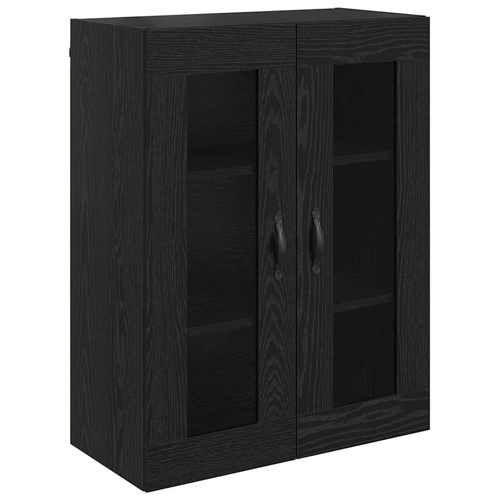 Haut Armoire Chêne noir 69,5 x 34 x 90 cm Bois d'ingénierie
