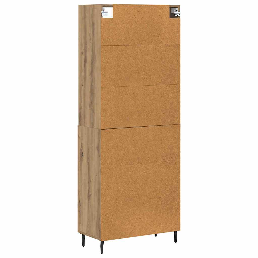 Haut Armoire Chêne artisanal 69,5 x 34 x 180 cm - XIOS