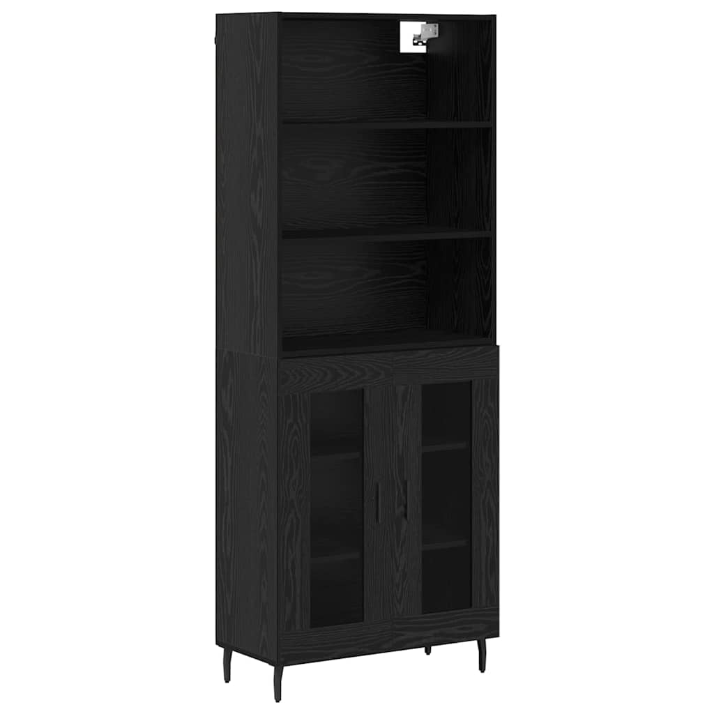 Haut Armoire Chêne noir 69,5 x 34 x 180 cm - XIOS
