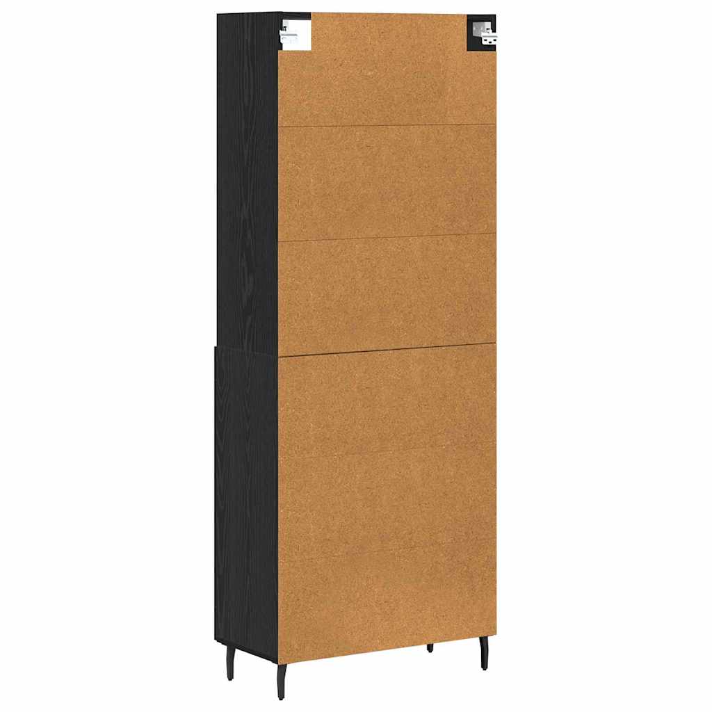 Haut Armoire Chêne noir 69,5 x 34 x 180 cm - XIOS
