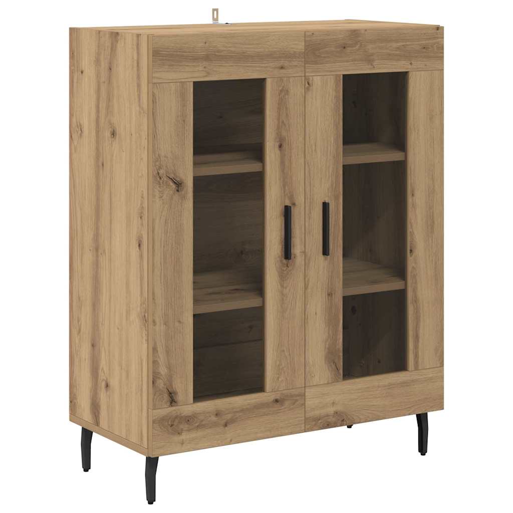 Haut Armoire 2 pc Bois Ancien 69,5 x 34 x 180 cm - XIOS
