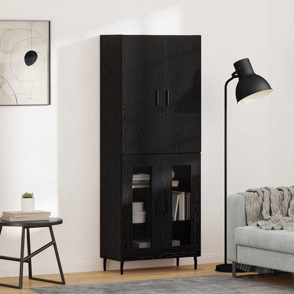 Haut Armoire 2 pc Chêne artisanal 69,5 x 34 x 180 cm