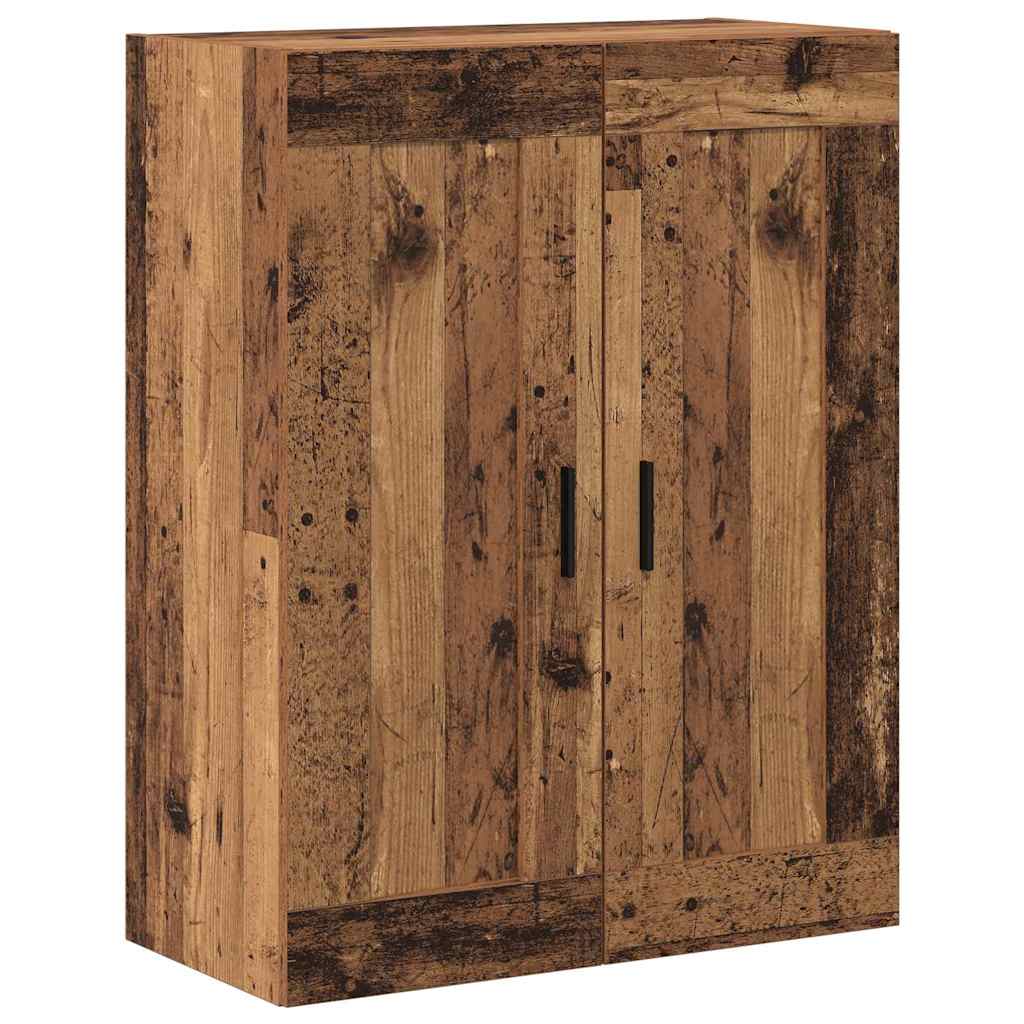Haut Armoire 2 pcs Bois ancien Bois d'ingénierie - XIOS