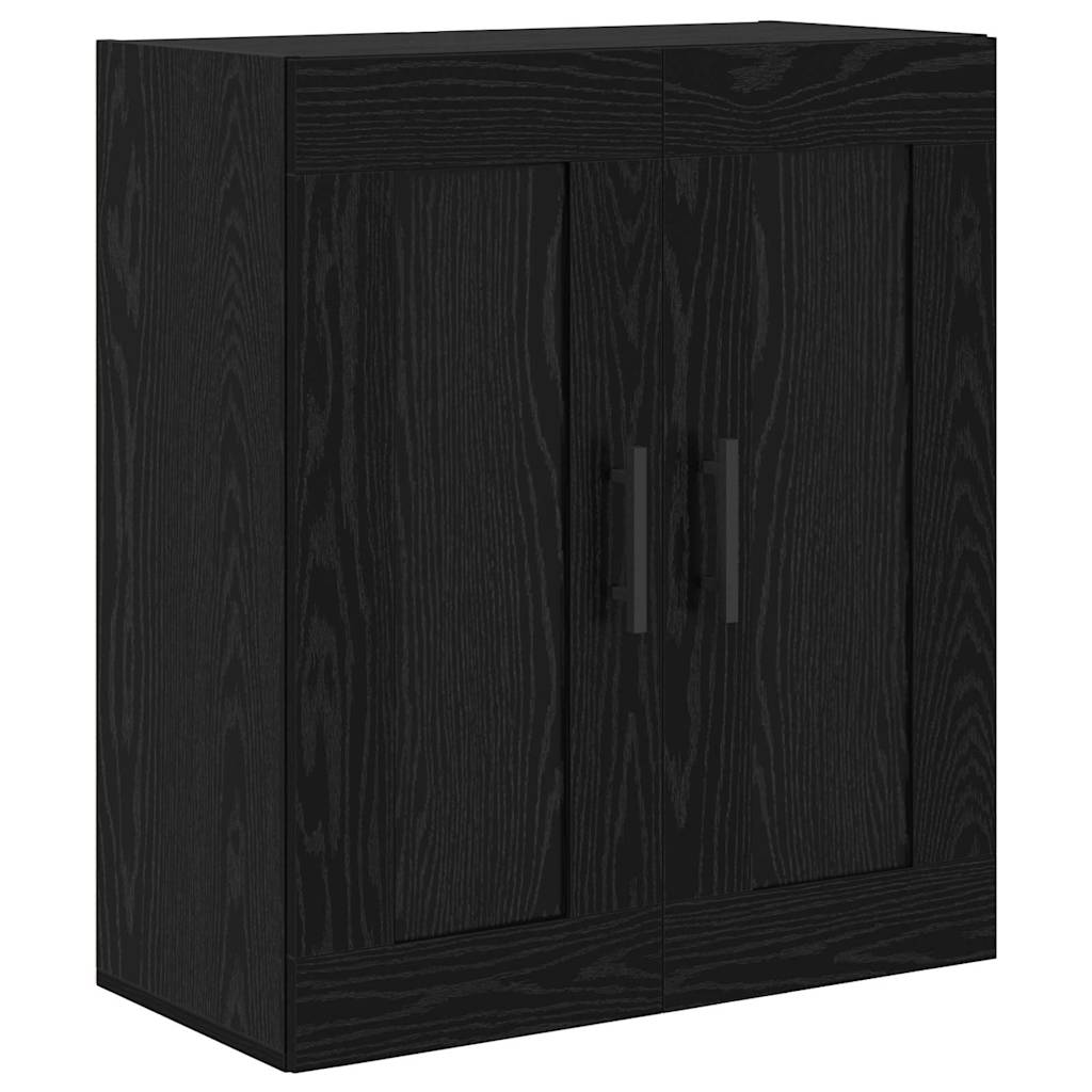 Haut Armoire 2 pc Chêne noir 69,5 x 34 x 180 cm