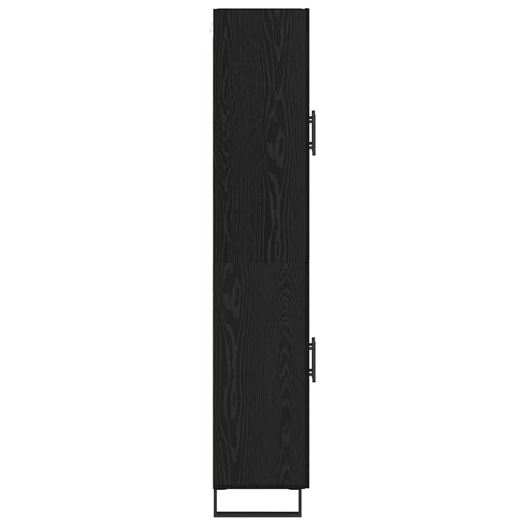 Haut Armoire 2 pc Chêne noir 69,5 x 34 x 180 cm - XIOS