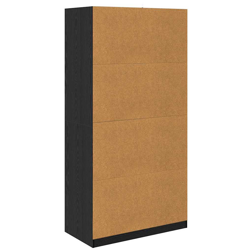 Armoire Chêne noir 100 x 50 x 200 cm Bois d'ingénierie - XIOS