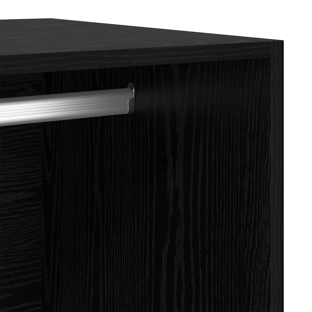 Armoire Chêne noir 80 x 50 x 200 cm Bois d'ingénierie - XIOS