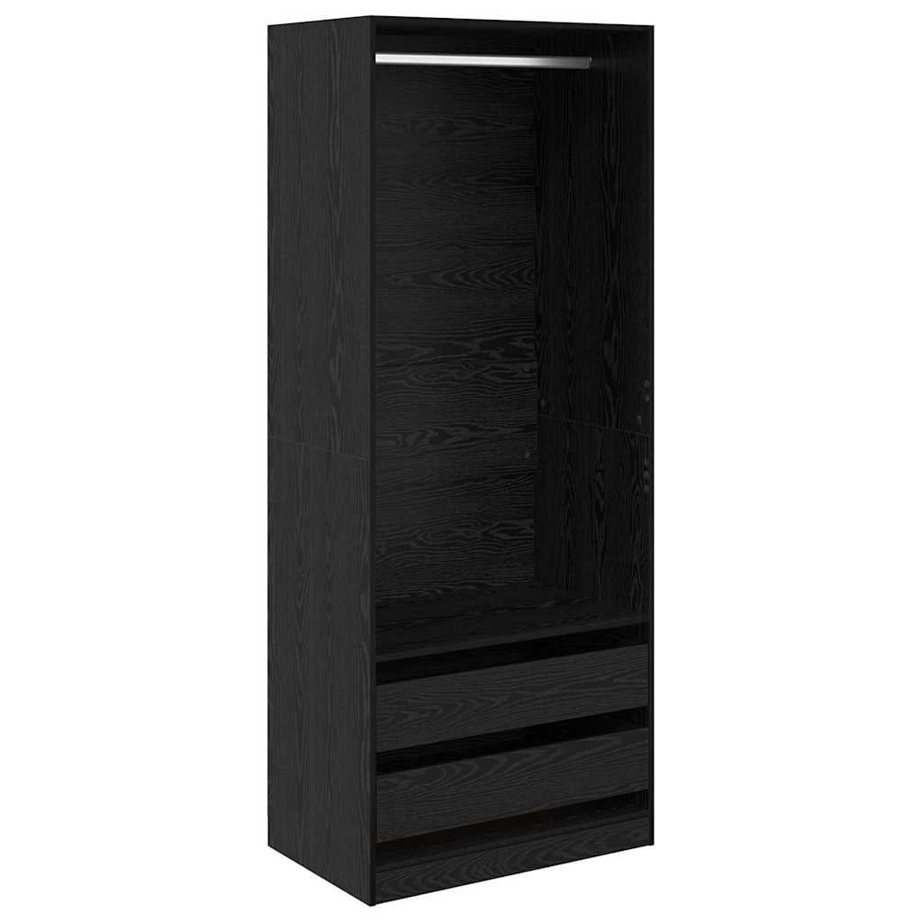 Armoire Chêne noir 80 x 50 x 200 cm Bois d’ingénierie - XIOS