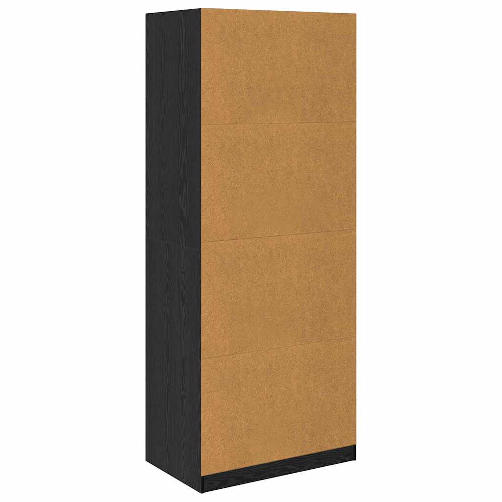 Armoire Chêne noir 80 x 50 x 200 cm Bois d'ingénierie - XIOS