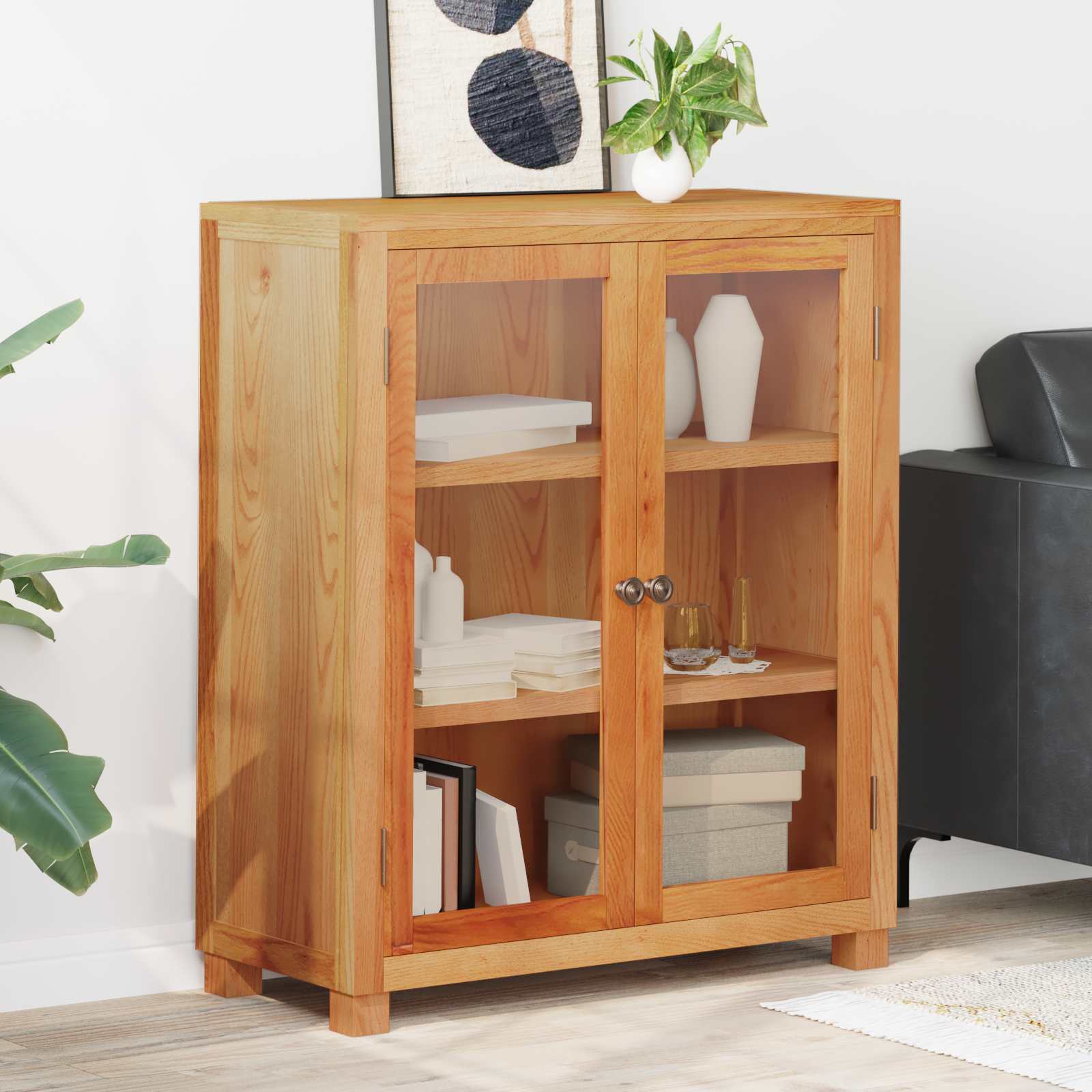 Armoire avec étagère Marron 80 x 35 x 95 cm Bois d'ingénierie - XIOS