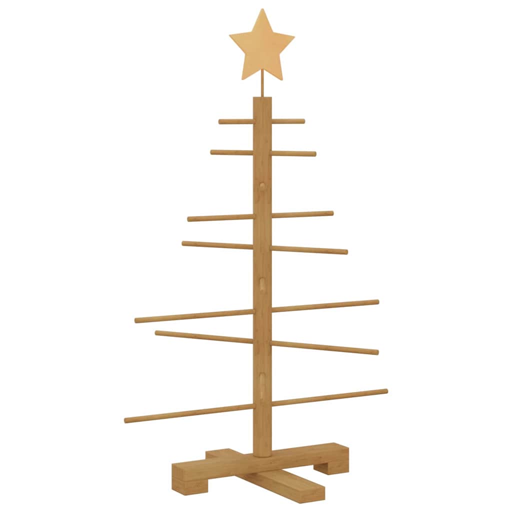 Arbre de Noël en bois avec support Marron 75 cm Bambou - XIOS