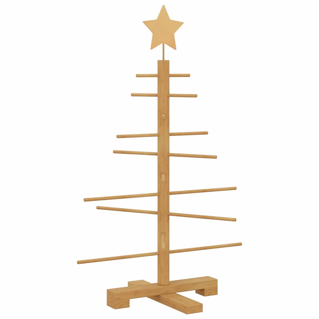 Arbre de Noël en bois avec support Marron 75 cm Bambou - XIOS