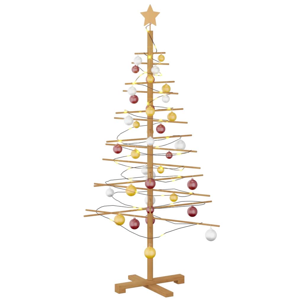 Arbre de Noël en bois avec support Marron 150 cm Bambou - XIOS