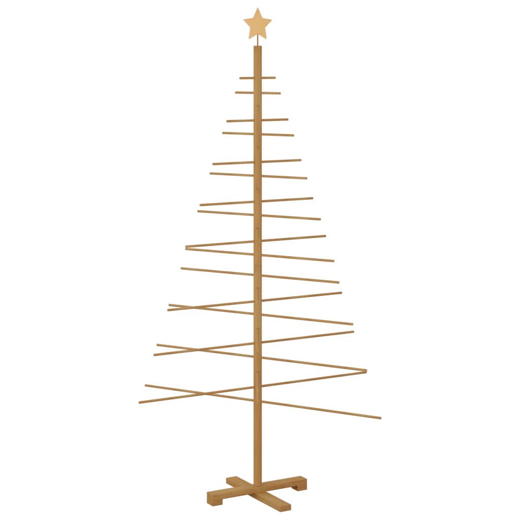 Arbre de Noël en bois avec support Marron 180 cm Bambou - XIOS