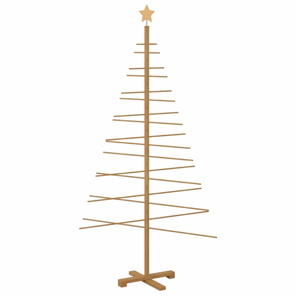 Arbre de Noël en bois avec support Marron 180 cm Bambou - XIOS