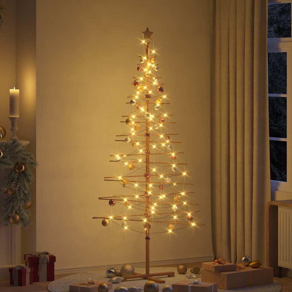 Arbre de Noël en bois avec support Marron 210 cm Bambou - XIOS