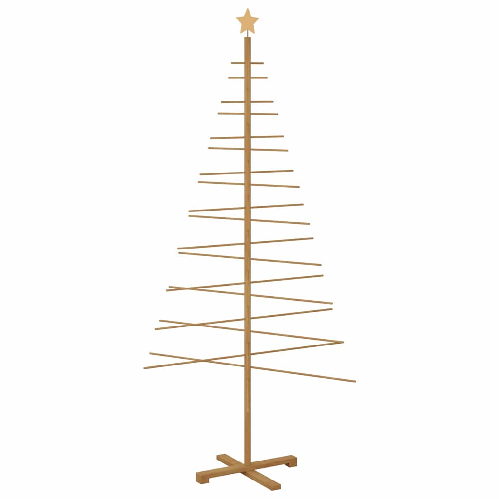 Arbre de Noël en bois avec support Marron 210 cm Bambou - XIOS