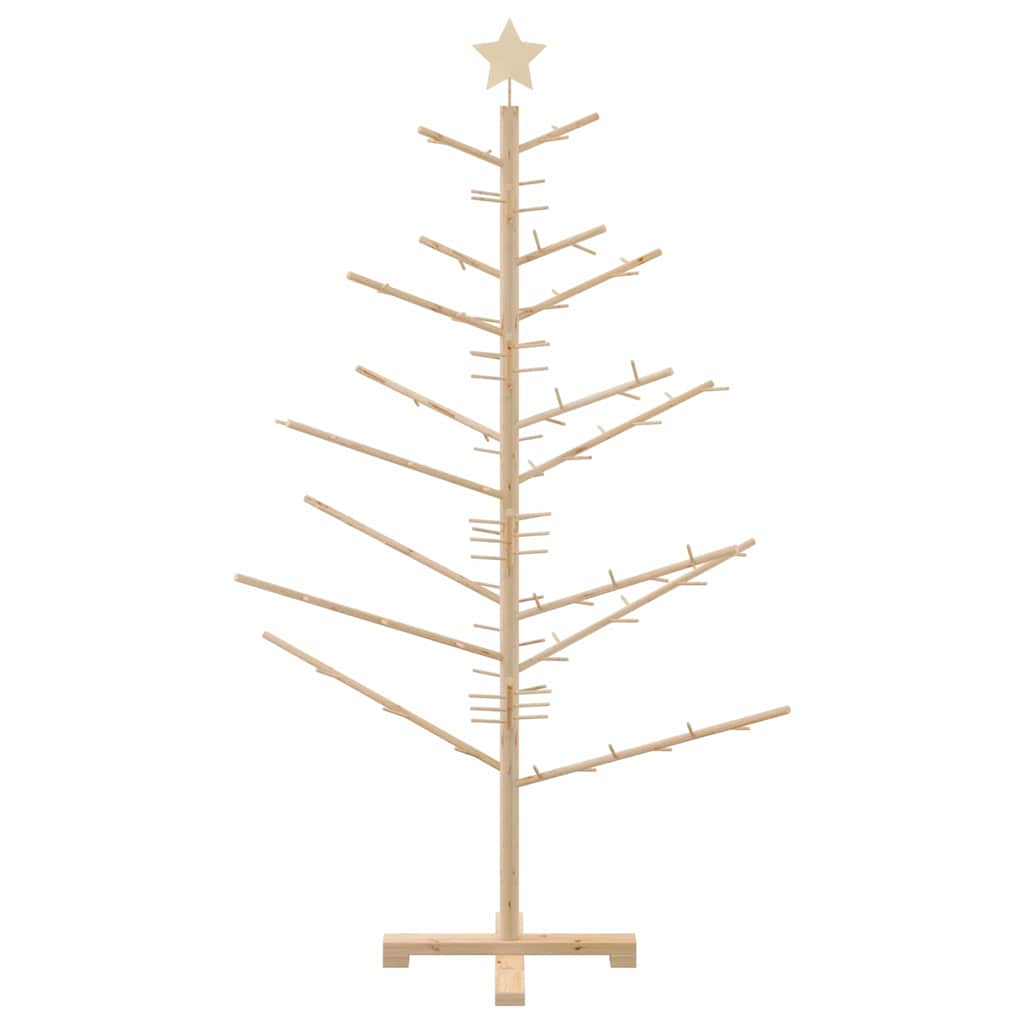 Arbre de Noël en bois Naturel 150 cm Bois massif en pin - XIOS