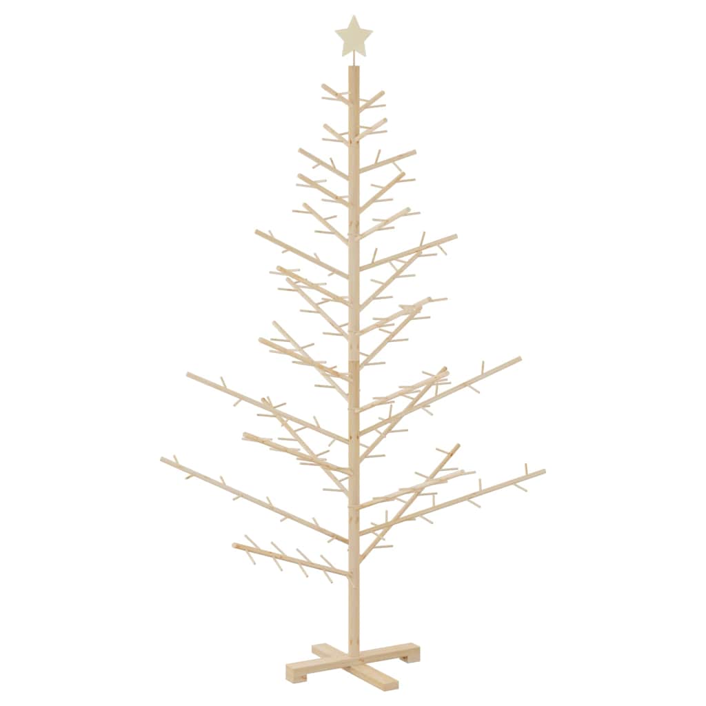 Arbre de Noël en bois Naturel 180 cm Bois massif en pin - XIOS