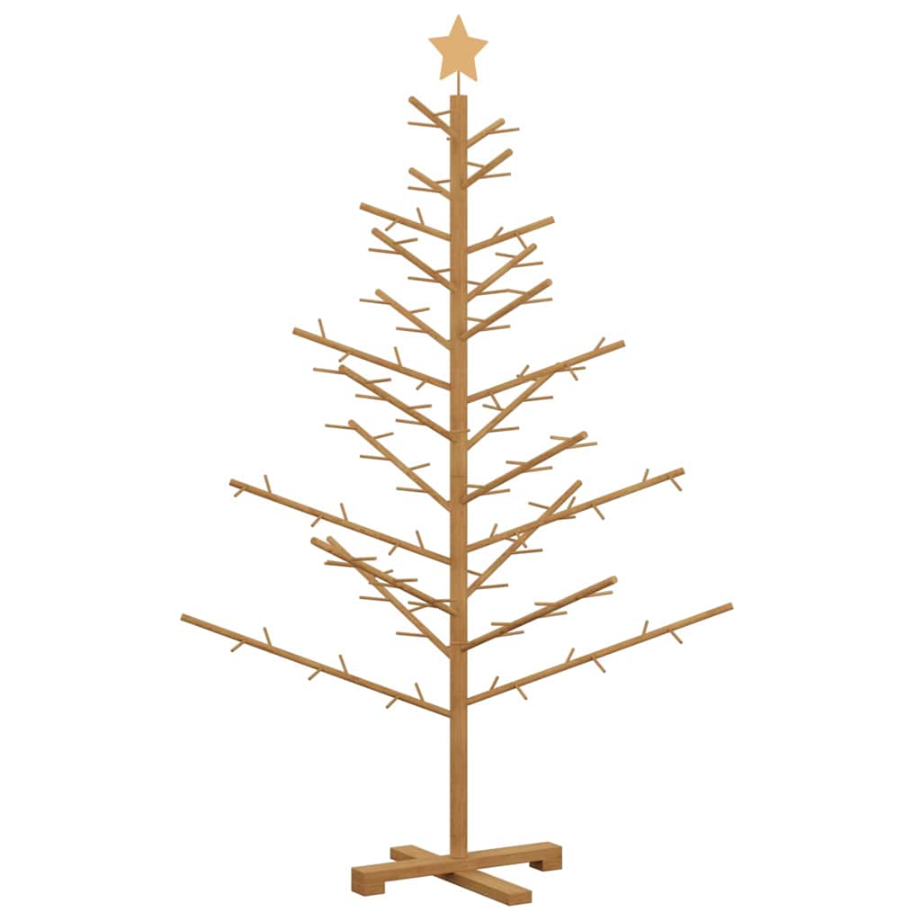Arbre de Noël en bois Marron 150 cm Bois massif en pin - XIOS