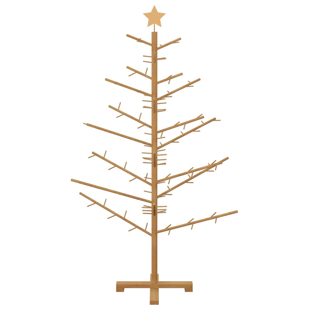 Arbre de Noël en bois Marron 150 cm Bois massif en pin - XIOS