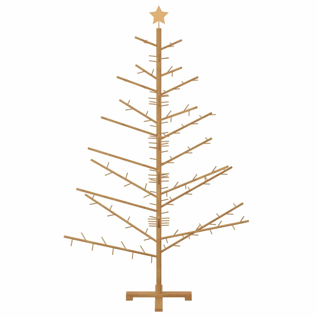 Arbre de Noël en bois Marron 180 cm Bois massif en pin - XIOS