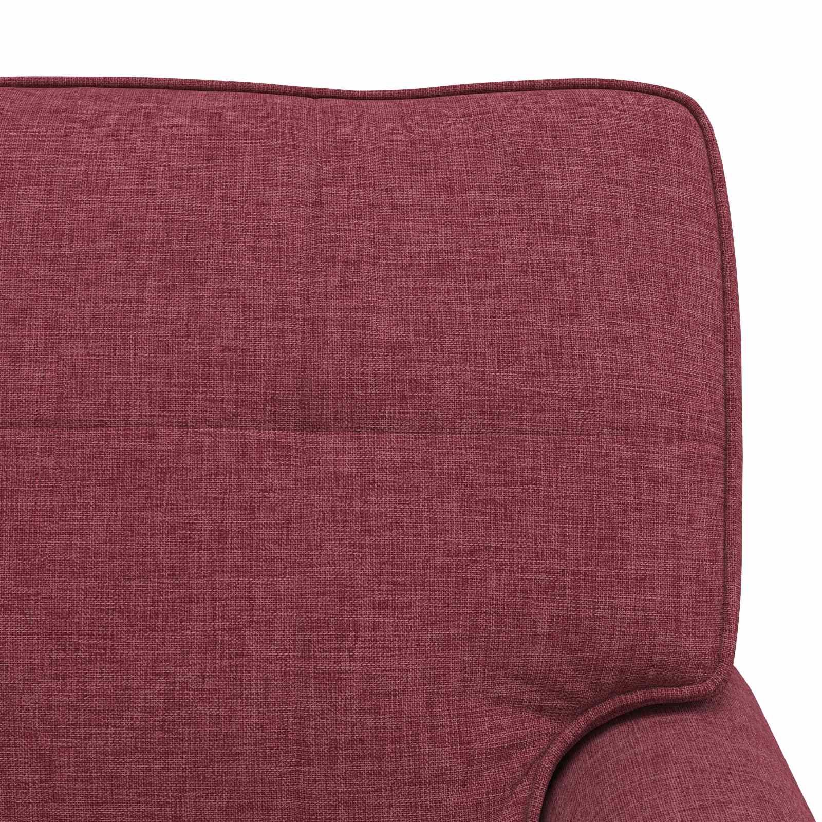 Chaise longue avec coussin Bordeaux 91 x 157 x 91 cm tissu - XIOS