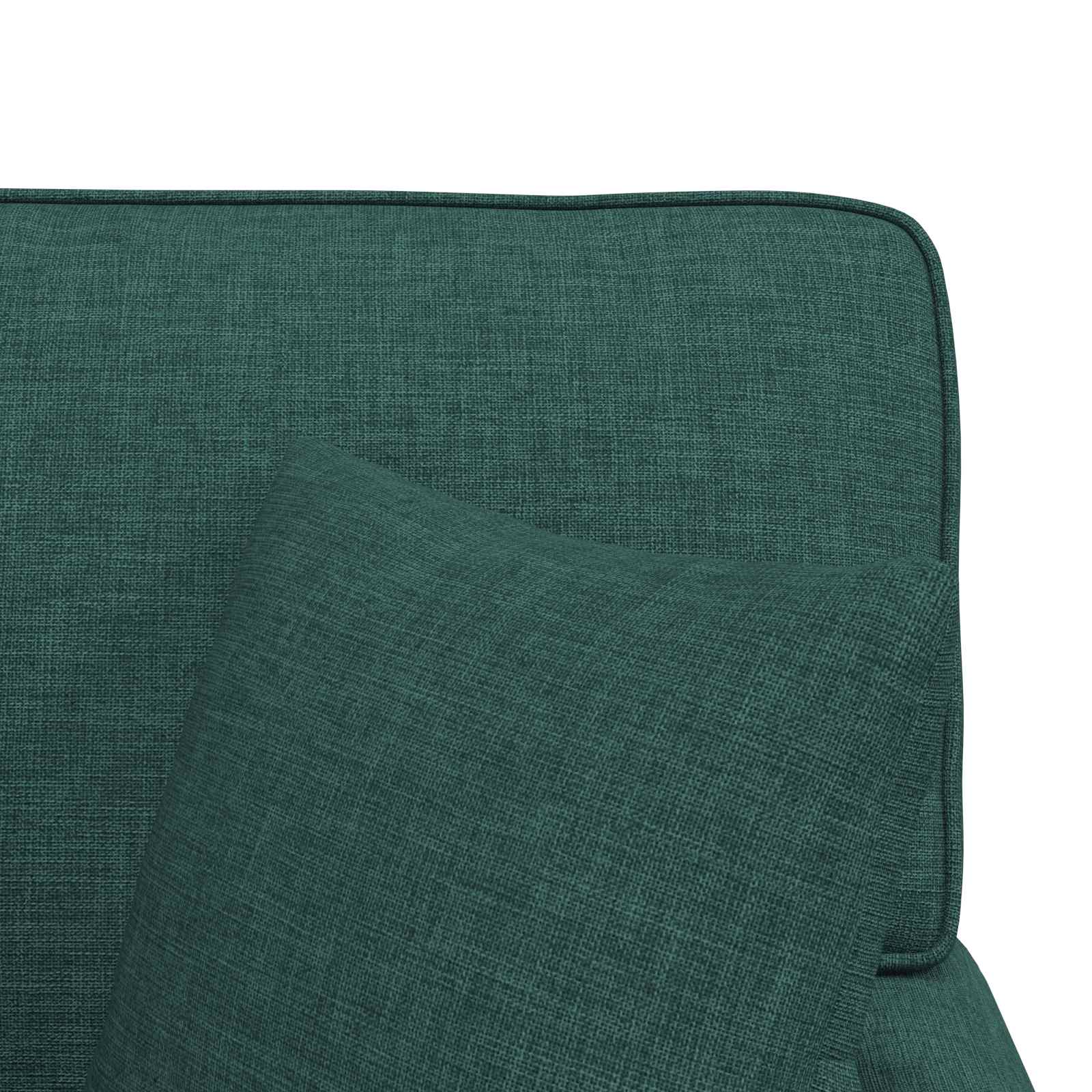 Chaise lounge avec jupe Vert foncé 91 x 157 x 91 cm tissu - XIOS